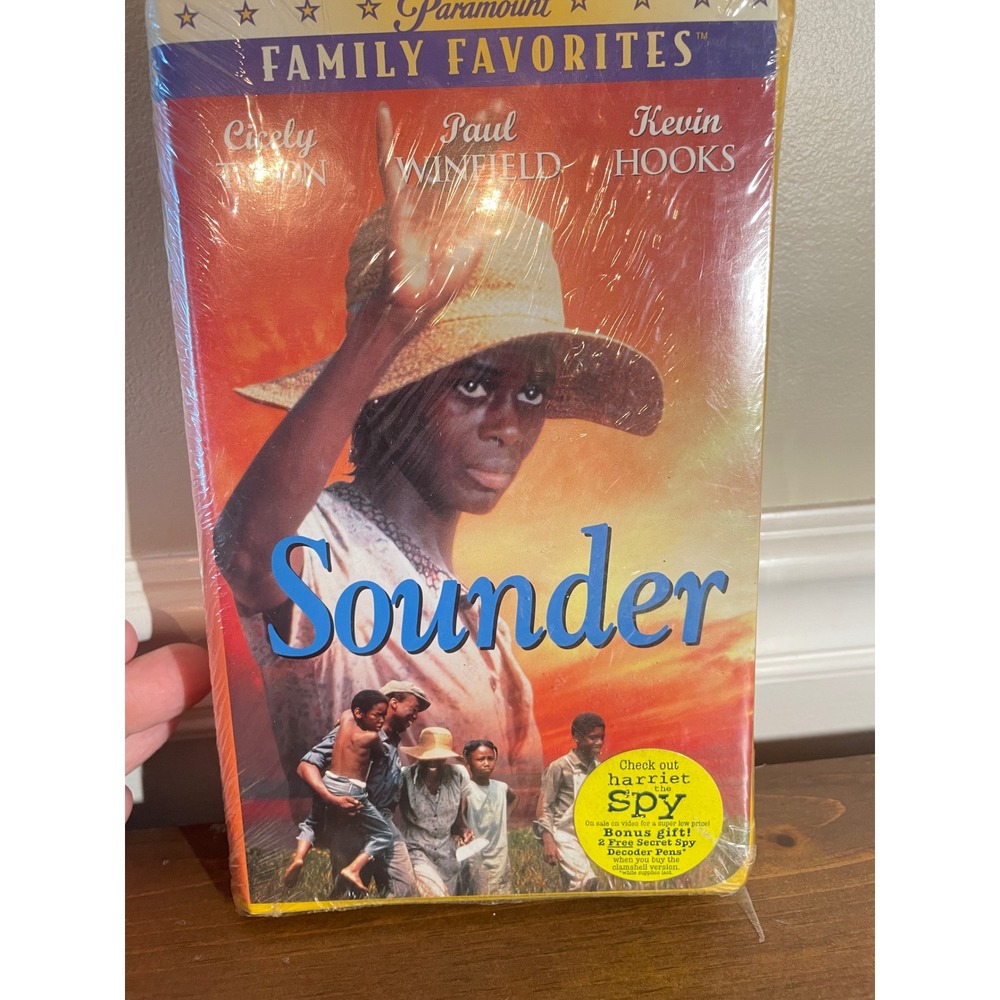 Sounder VHS Paramount Family Favorites Cicely Tyson Yellow Clamshell New Sealed
